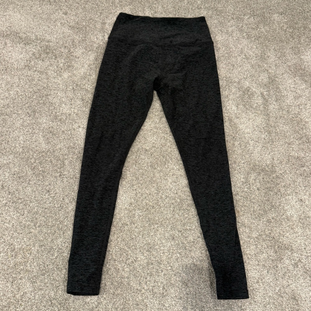 Beyond Yoga Black Leggings Sleek Stretchy Full-Length